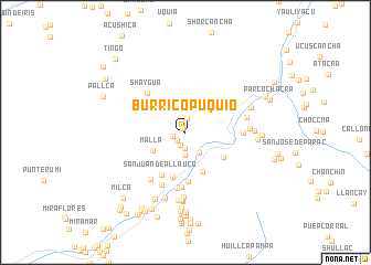 map of Burricopuquio