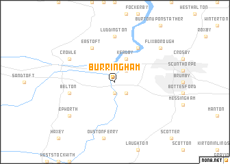 map of Burringham