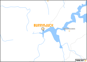 map of Burrinjuck