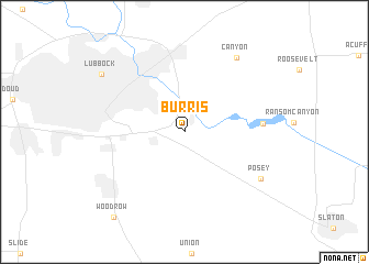 map of Burris