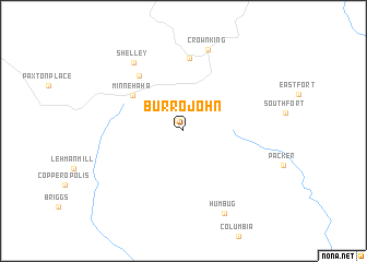 map of Burro John