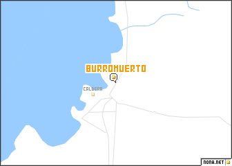 map of Burro Muerto