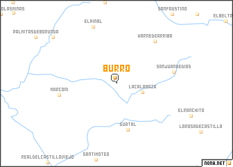 map of Burro