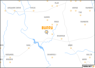 map of Burru