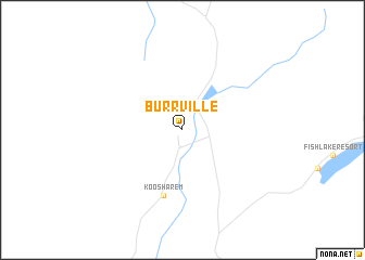 map of Burrville
