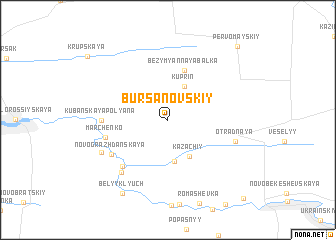 map of (( Bursanovskiy ))