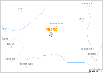 map of Bursa