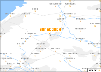 map of Burscough