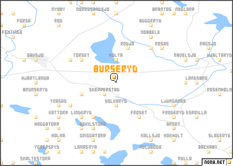 map of Burseryd