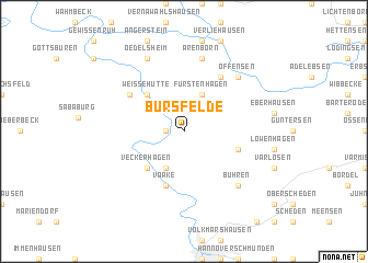 map of Bursfelde