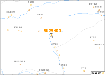 map of Burshag