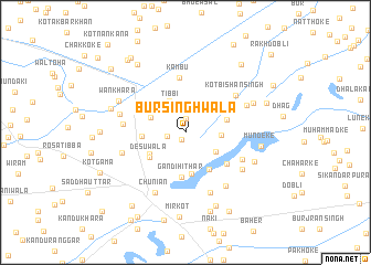 map of Būr Singhwāla