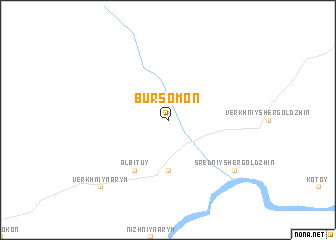 map of Bursomon