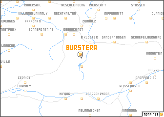 map of Burstera