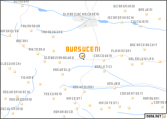 map of Bursuceni