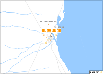 map of Būr Sūdān
