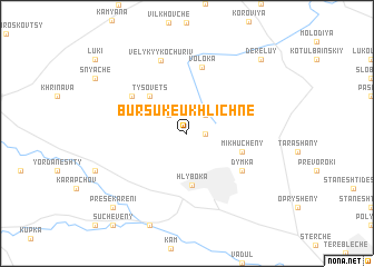 map of Bursukeu Khlichne