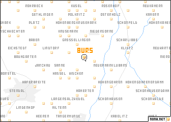 map of Bürs