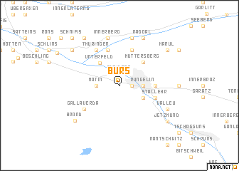 map of Bürs