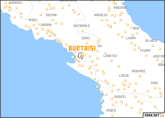 map of Burtaiši