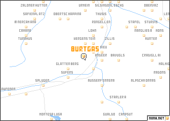 map of Burtgas