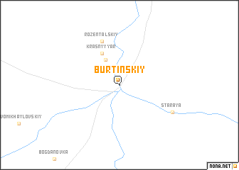 map of Burtinskiy