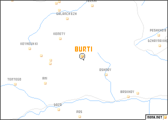 map of Burti