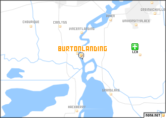 map of Burton Landing