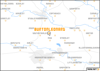 map of Burton Leonard