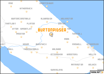 map of Burton Pidsea