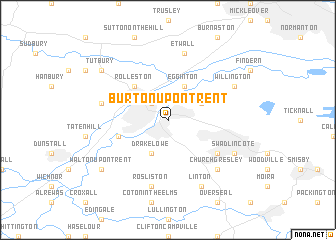 map of Burton upon Trent