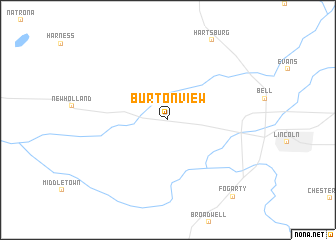 map of Burton View