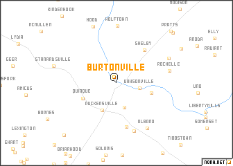 map of Burtonville