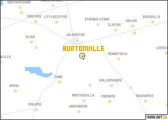 map of Burtonville