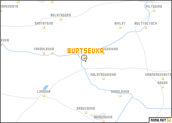 map of Burtsevka