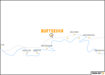 map of Burtsevka