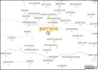 map of Burtsevo