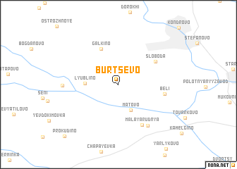 map of Burtsevo