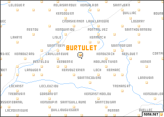 map of Burtulet