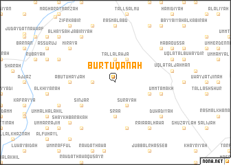 map of Burtuqānah