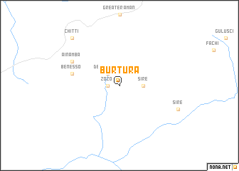 map of Burtura