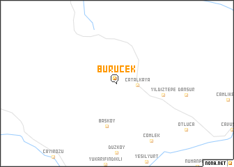 map of Bürücek