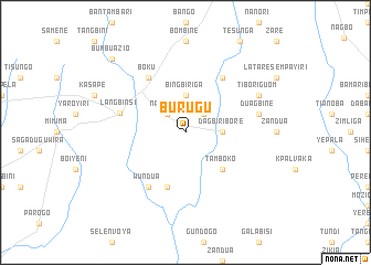 map of Burugu