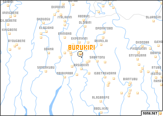 map of Burukiri