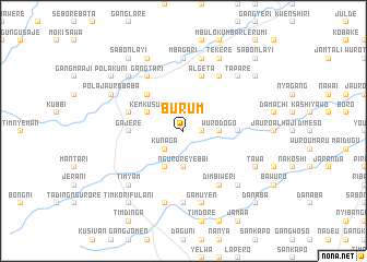 map of Burum