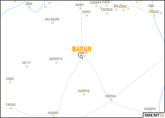 map of Burum
