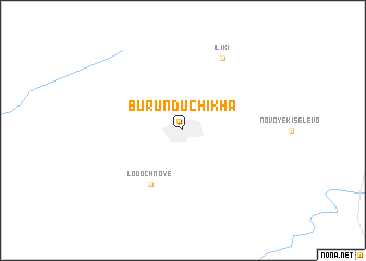 map of Burunduchikha