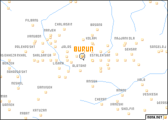 map of Būrūn