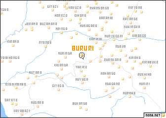 map of Bururi