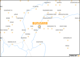 map of Buru Sama